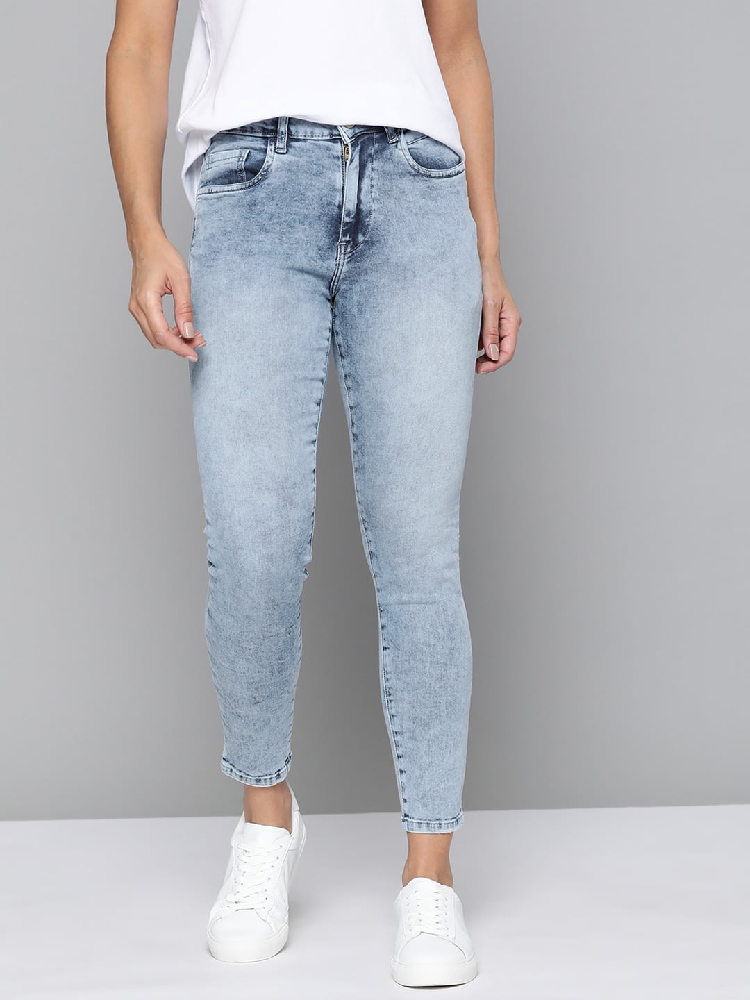 Buy French Connection Women Skinny Fit Light Fade Stretchable Mid Rise Jeans  - Jeans for Women 21982052 | Myntra